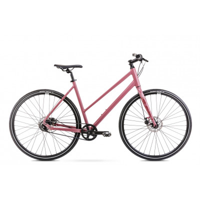 Mestský bicykel ROMET MISTRAL 2 D 2024 M tmavo ružová